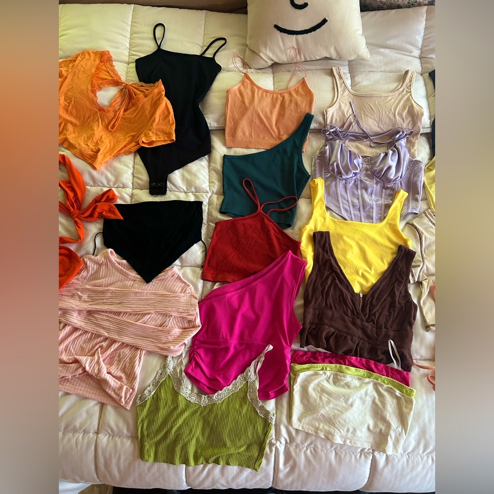 tank/crop tops — can send individual images upon request! …… $3 for 1 / $7 for 3